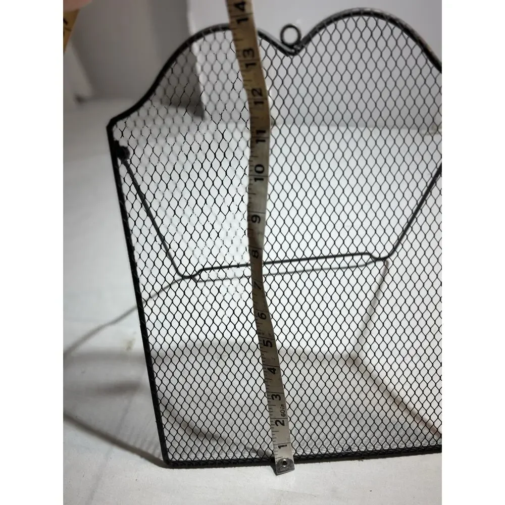 Vintage Metal Mesh Earring Holder Display Stand